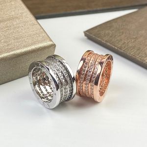 BuiGari Zero1 Letter Successieontwerper Ring voor vrouw Diamond Gold vergulde 18K Hoogste Tegenkwaliteit mode Luxe klassieke stijl Exquisite Gift 032