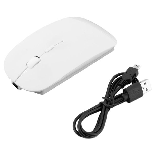 Batería LI incorporada Universal de alta calidad súper delgada batería recargable portátil Bluetooth 3,0 BT ratón inalámbrico para ordenador portátil PC