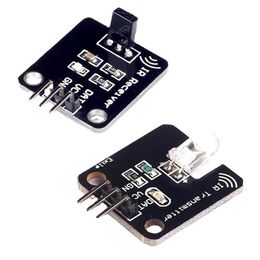 Bouwsteenimplementatie van IR -infrarood zendermodule en 38 kHz infrarood ontvangersensormodule voor elektronische componenten