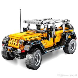 Bouwstenen 601 stks Supercar off-road auto speelgoed educatieve kinderen bouwstenen speelgoed voor geschenk met originele doos