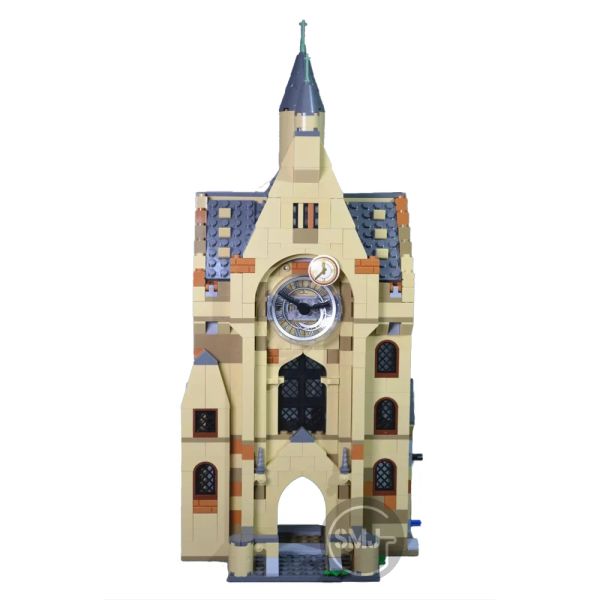 Modèle de construction Blocs Boy Enfants Toy compatible 75948 Magic School Clock Tower Castle Kit auto-verrouillable DIY Education For Kid