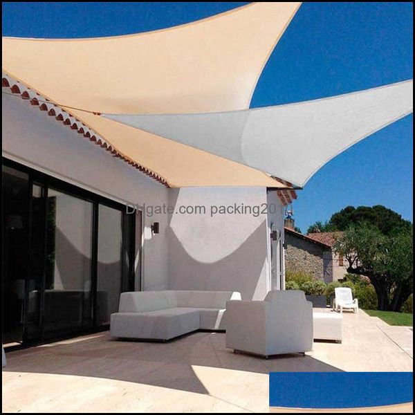 Edificios Patio, Césped Hogar Jardín Toldos Triangulares Refugio Solar Impermeable Protección Sombrilla Toldo Exterior Jardín Patio Piscina Vela De Sombra