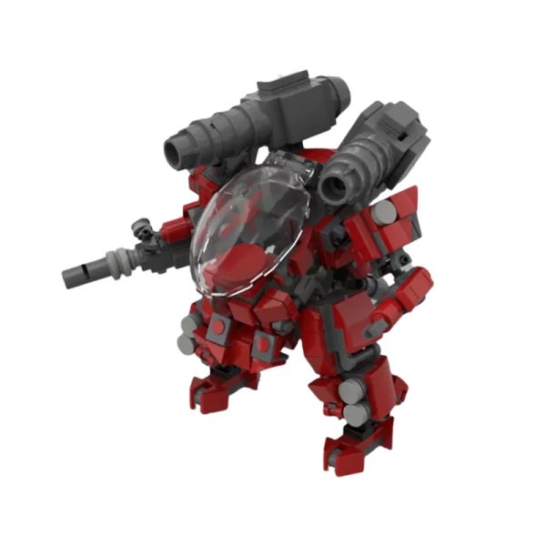 BuildMoc Squad AF-02 War Machine Mecha Blocaux de construction Military High Tech Combat Robot Bricks Toys Child Birthday Christmas Gift