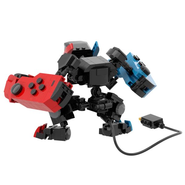 BuildMoc Switch Imp Creative Transforment Mecha Building Blocs Set Colorful Humanoid Robot Model Brick Brick Toys Christmas Birthday Gift