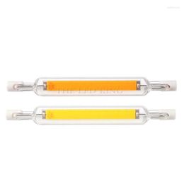 Ampoule COB Verre Tube 78MM 20W 118MM 30W Remplacer Lampe Halogène 80W J78 J118 Lamparda Diode Spot Light 220V 110V