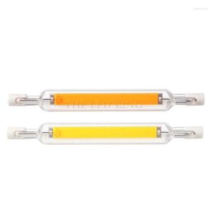 Ampoule COB Verre Tube 78MM 20W 118MM 30W Remplacer Lampe Halogène 80W J78 J118 Lamparda Diode Spot Light 220V 110V