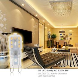 Bulb maïslicht 3W G9 LED LAMP SMD 2835 voor huiskroonluchter decoratie koude warme witte verlichting