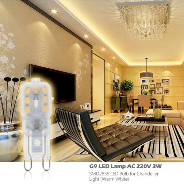 Ampoule maïs lumière 3W G9 lampe à LED SMD 2835 pour la décoration de lustre à la maison éclairage blanc chaud froid