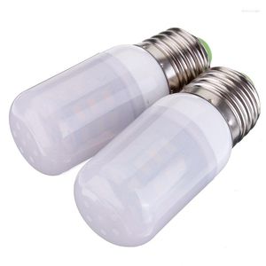 Bombilla 3.5W 27 5730SMD Lámpara blanca cálida fría 24V Luces LED con cubierta esmerilada Soporte Drop