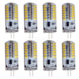 Bombillas 10pcs G4 12V Lámparas LED 5W 7W 9W 12W Bombilla de maíz Lámpara de araña 3014 SMD 220V Bombillas 360 Ángulo de haz BulbLED