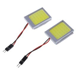 Bulbes 2 x T10 Panneau 24 SMD COB LED LEC LECTURE LAMBRE DE PLAGE BADE BA9S E FESTON ADAPTERS217I