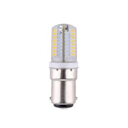 Bollen 2 stks kristallamp 220V ba15d led maïs 6W 9W 3014 64/104smd lichten voor naaimachine energieverspordering