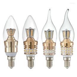 Ampoules à économie d'énergie 10W/12W, support de bougie E14, lustre suspendu, lampe murale de remplacement, luminaire