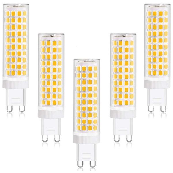 Ampoules G9 Ampoule LED Blanc Chaud 3000K Équivalent à Halogène 100W 360ﾰ Angle de Faisceau Large Non Dimmable 1100 Lumens 5 PcsLED