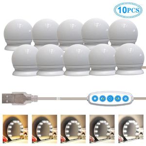 Ampoules Moderne Style LED Vanité Dimmable Miroir Lampe Lumières Kit Pour Maquillage Éclairage Décoration Mur De Tir