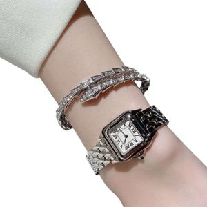 Bulgarillies Armband Ontwerper Luxe Mode Man Vrouwen Originele Kwaliteit Nieuwe Volledige Diamant Slangvormige Persoonlijkheid Internet Rode Hand Ring Bot Open Handwerk