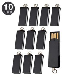 En vrac 10 pièces 64 mo Mini clé USB pivotante 20 clés USB rotatives stockage de pouce pour PC Macbook clé USB Colorful5344168