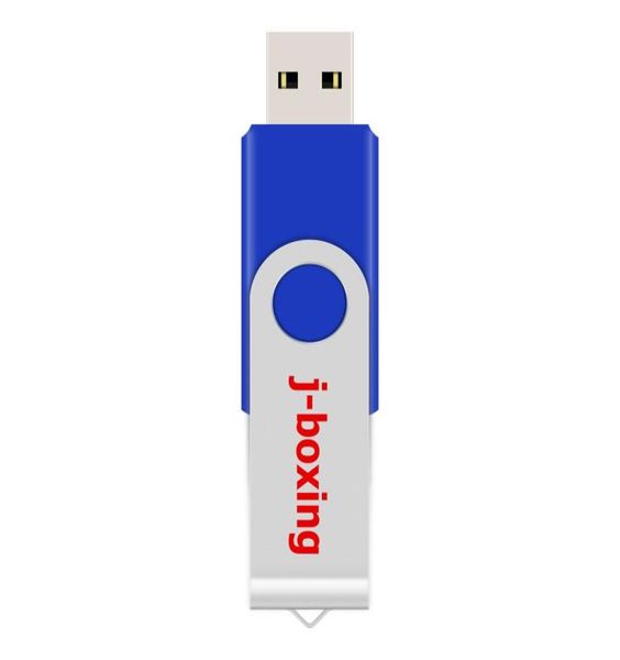 Bulk 200PCS 128MB Unidades flash USB giratorias Azul USB 20 Pen Drives Memorias giratorias de metal para computadora portátil Tableta Pulgar St6397284