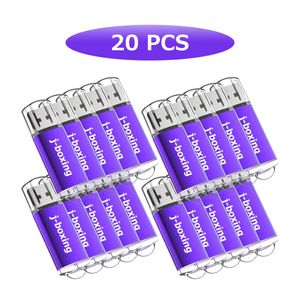 Bull 20pcs Rectangle 2 Go USB 2.0 Drives flash Flash Pen Drive à haute vitesse Mémoire Stick Storage de pouce pour l'ordinateur portable Tablette multicolore