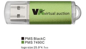En vrac 50pcs 256 Mo USB 2.0 Flash Drive Imprimé logo personnalisé Rectangle Gravé Personnaliser Nom Cadeau Memory Stick Pendrives pour Ordinateur Portable