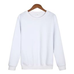 Bulkfleece heren effen blanco t-shirt met lange mouwen, klassieke stijl, O-hals, ideaal voor dagelijkse kantoorvakanties 240321