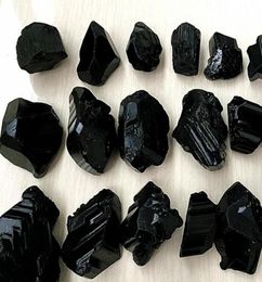 Crystals de tourmaline noire naturelle brut en vrac du Brésil Grandes pierres naturelles crues Reiki Crystal Healingwhole Lot7032531