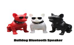 Bulldog Bluetooth en haut-parleur chigure sans fil de subwoofers portables mains stéréo basse support tf carte usb fm radio forte 3 color7474581