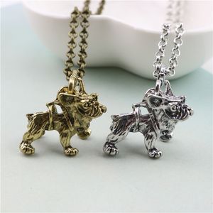 Bulldog ketting Boho Hippie verklaring ketting voor vrouwen sieraden Maxi lange ketting