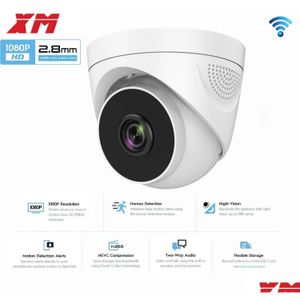 Bullet Camera's 1080p WiFi Security Camera 2MP Dome Indoor Wireless IP Ondersteunt Two-Way Talk Home Video Surveillance System 240126 Drop OTDMV