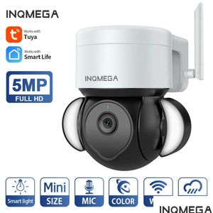 Bullet Camera's Inqmega PTZ IP Camera Tracking P Outdoor Waterdichte Mini Speed Dome IR 30M P2P Home Beveiliging 240126 Drop Delivery Surve OTPU8