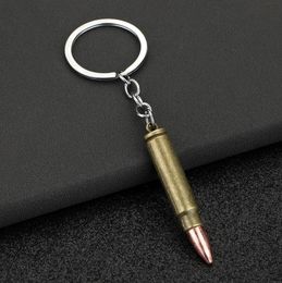 Bullet Model Legering Metal Keychain Pendant Accessoires Pendant Key Chain Ring
