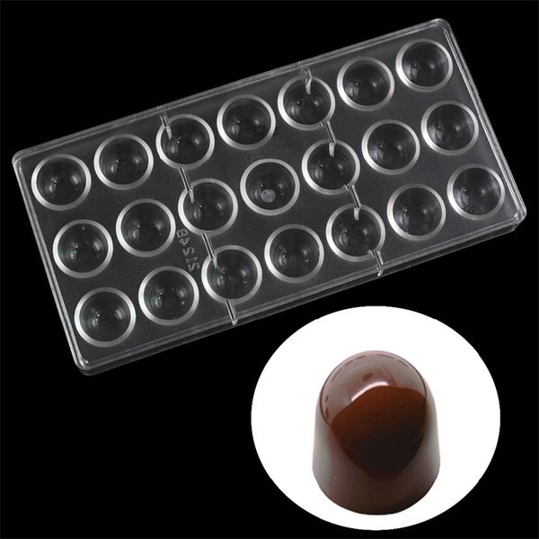 Molde de chocolate de policarbonato BulletDIY, herramientas de decoración de pasteles para dulces, pasteles, jabón, moldes de hielo, herramienta para hornear en la cocina Y200618