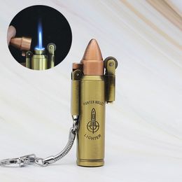 Bullet torche Turbo briquet métal Butane allume-cigare rétro gaz Cigarette 1300 C coupe-vent briquet accessoires de fumer