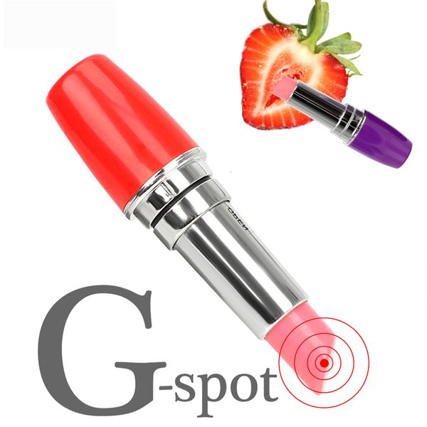Balle vibrateur Clitoris stimulateur Compact Mini rouge à lèvres mode batterie étanche g-spot stimulant sexy jouets pour femme