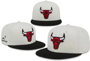 Bulls Ball Caps Chi 2023-24 UNISEX DE FINALS KAMPIONS KATTE KATTE KUNSTBACK HASBAL CAP Snapback Hat Men Women Sun Hat Borduurwerk Spring Summer Cap A9