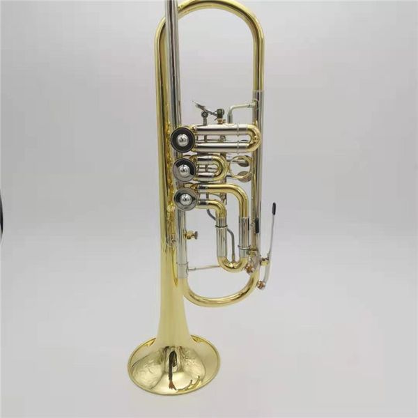 BULUKE BDK-600 trompette à clé plate professionnelle B avec étui à embouchure instruments à vent