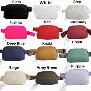 Sac à main Bumbag Luxe partout Sacs de taille Lulu Ceinture Sac Sacs de taille Fanny Pack Designer Bumbag Femmes Nylon Hommes Bum Chest Sports Embrayage Yoga Sac Épaule Cross Body