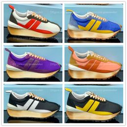 Zapatos deportivos de parachoques Alemania famoso diseñador viscosa artesanía multicolor tendencia deportes zapatos deportivos bajos planos color mosaico tamaño de zapato para hombres y mujeres