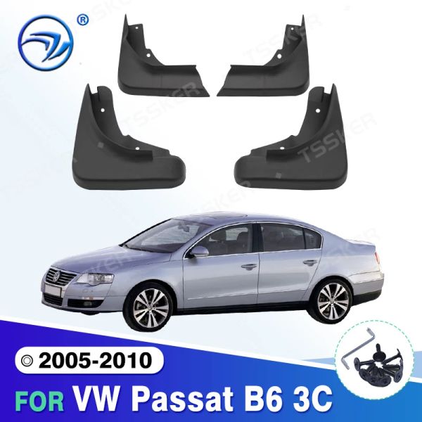 Golpeones para VW Passat B6 3C 20052010 Sedan Mudflaps Guardias de salpicaduras Guardas de barro de barro Fender 2006 2007 2008 2009 2010 Set Mud Flaps