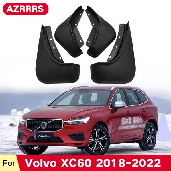 Bumpers Mud Bold pour Volvo XC60 20182022 2019 2020 2021 GARDES Splash Gardes Fender Mudflaps avant Garges de boue arrière