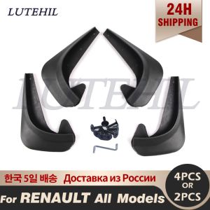 Les pare-chocs Set Universal Mudflaps Mud Vold Garards Splash Guards Guard pour Renault Megane I III III IV Grand Coupé GT RS Pièces extérieures Auto