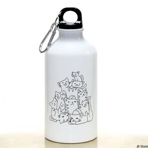 Bola de lindos gatitos Cat Bottle Water Water con regalos de carabinas 17oz 240409