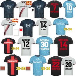 Bundesliga 04 Leverkusen Soccer Jerseys Wirtz Boniface Hincapie Hofmann Tapsoba Schick Palacios Frimpong Grimaldo 24/25 Home Away 3rd Mens Football Shirts