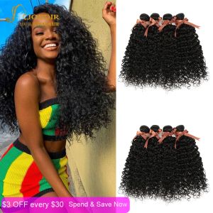 Bundels Braziliaanse haarbundels HUNDER HAAR WATER WAVE BUNDLES 30 INCH BUNDLES RAW Indisch water Haar Nat en golvend haar 3 4 Bundels Haar