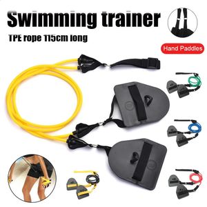 Bungee 2060lb Fitness Zwemmen Weerstandsband Handzwemvliezen Armtraining Trekkoord Voor Gymtraining Krachttrainer 231214