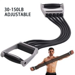 Bungee regolabile rinforzatore per le mani fitness avambraccio home trainer braccio ginnico espansore fasce di resistenza toracica muscoli esercizio 231214