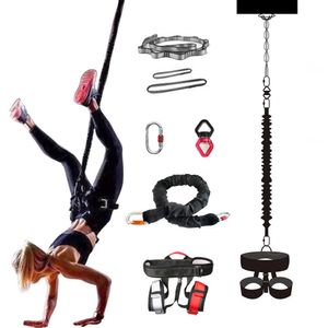 Bungee Dance Professionnel Yoga Bungee Fitness équipement Complet Exercice Résistance Corde Ceinture Bungee Danse Corde Gravity Entraînement H1026