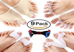 Bunion Corrector Protector Sleeves Kit Foot Traitement pour la douleur cure dans les grands tailleurs de joint Hallux Valgus Séparateurs de marteau Spacers3086856