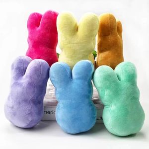 Bunny Feestelijke Pasen 15 cm pluche speelgoed Kids Baby Happy Easters Rabbit Dolls 6 Color Wholesale FY2670 BB0116 S FY270 BB011