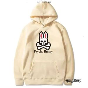 Bunny Psyco Hoodie Mens Sweetshirt Sweat-shirt Dreigner Womens Colorful Loose High Quality Psyco Bunny Warm Rabbit Hoodie Fashion Spring Automne Streetwear 492